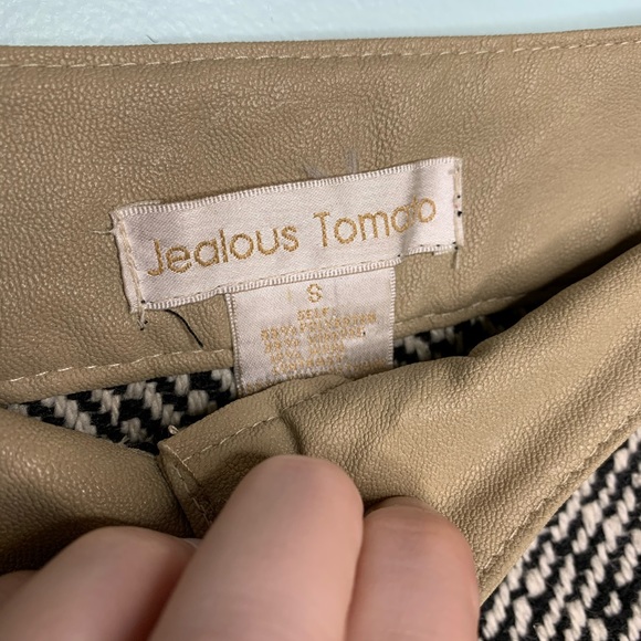 Jealous Tomato Tweed Wool Blend Shorts - Picture 6 of 8